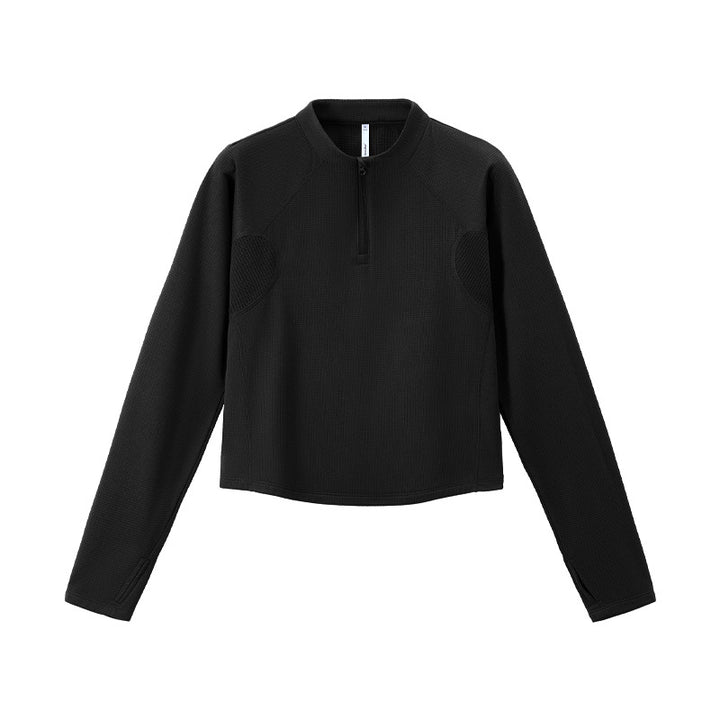 Leichtes Herren-Sweatshirt mit halbem Reißverschluss