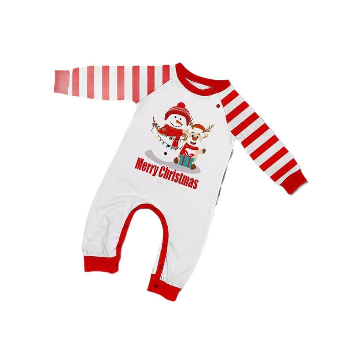 Weihnachtliches Familien-Schlafanzug-Set