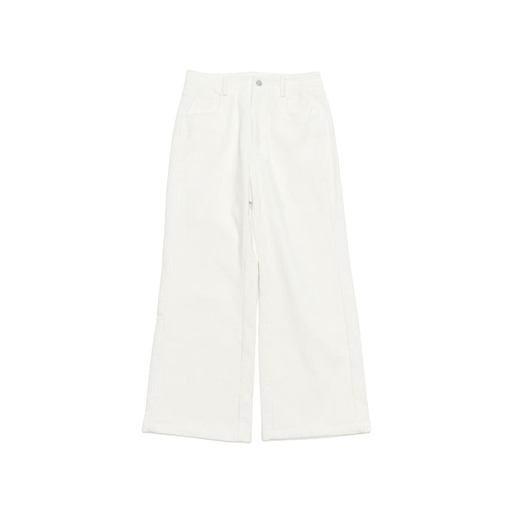 Damen-Cordhose, hoch tailliert, Baumwolle, H63752