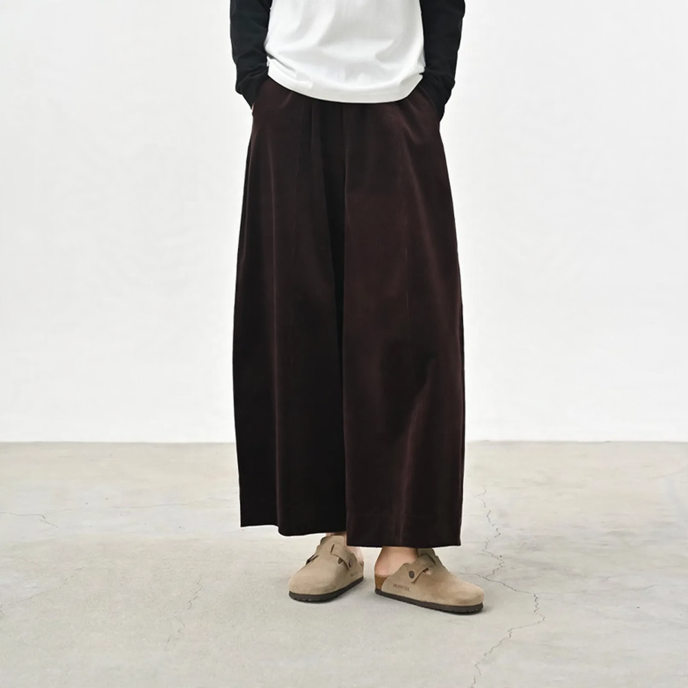 Retro-Cordhose mit elastischem Bund