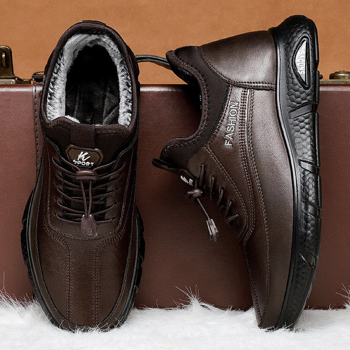 Warme Herren-Winterstiefel, gefüttert