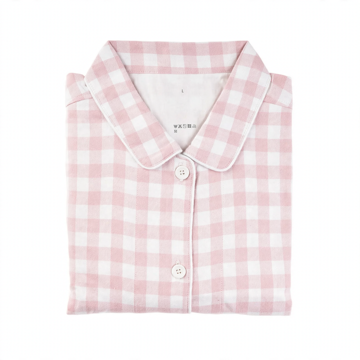 Schlafanzug aus Flanell-Baumwolle für Damen und Herren