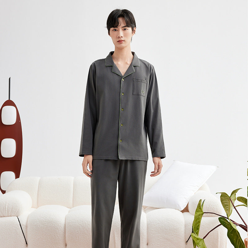 Damen-Pyjama-Set aus angerauter Baumwolle