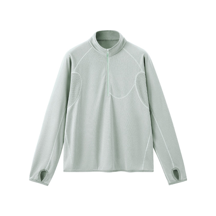 Leichtes Herren-Sweatshirt mit halbem Reißverschluss