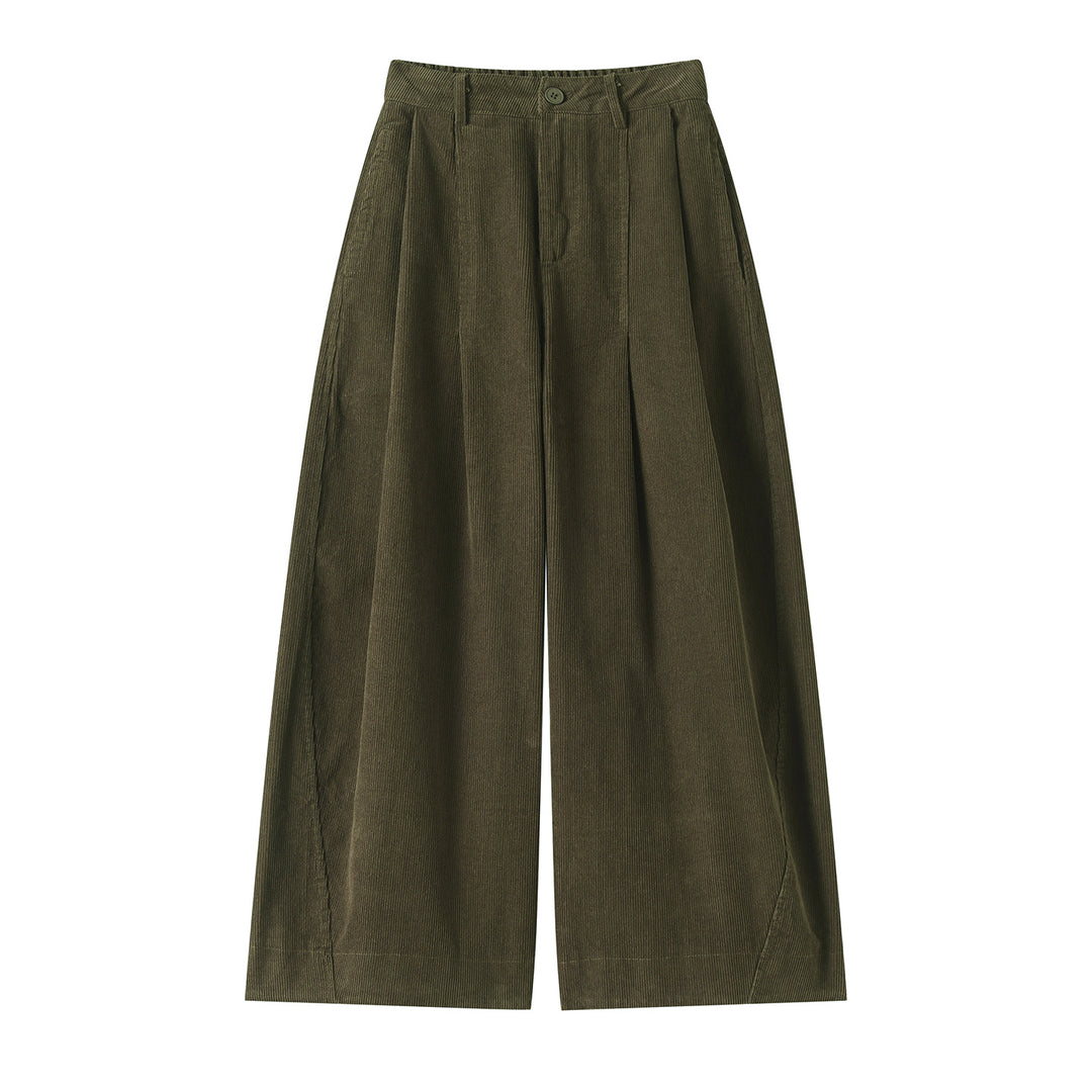 Kord-Hose, gerade geschnitten, 7/8-Länge