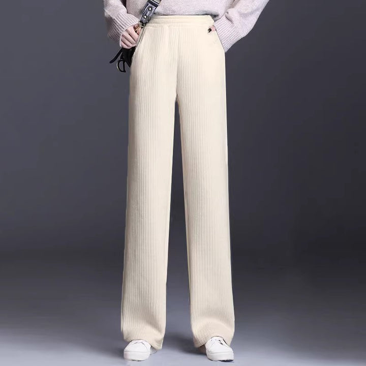 Gefütterte Kord-Hosen für Damen