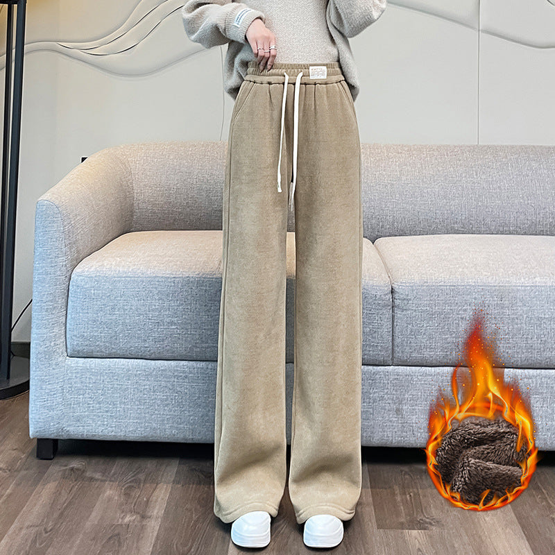Lammfleece-Kordhose für Damen