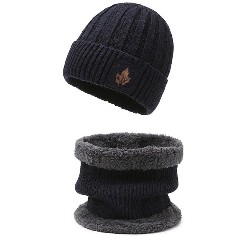 Strickmütze und Nackenschutz Set, gefüttert, für Herren