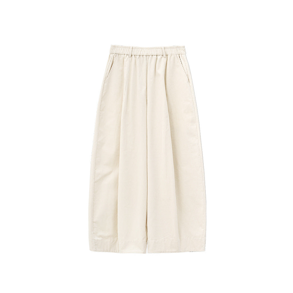 Retro-Cordhose mit elastischem Bund