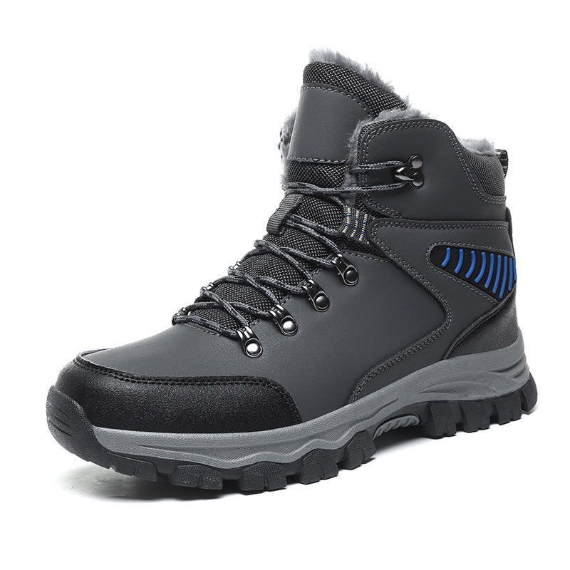 Gefütterte Herren Winter-Stiefel, hohe Passform