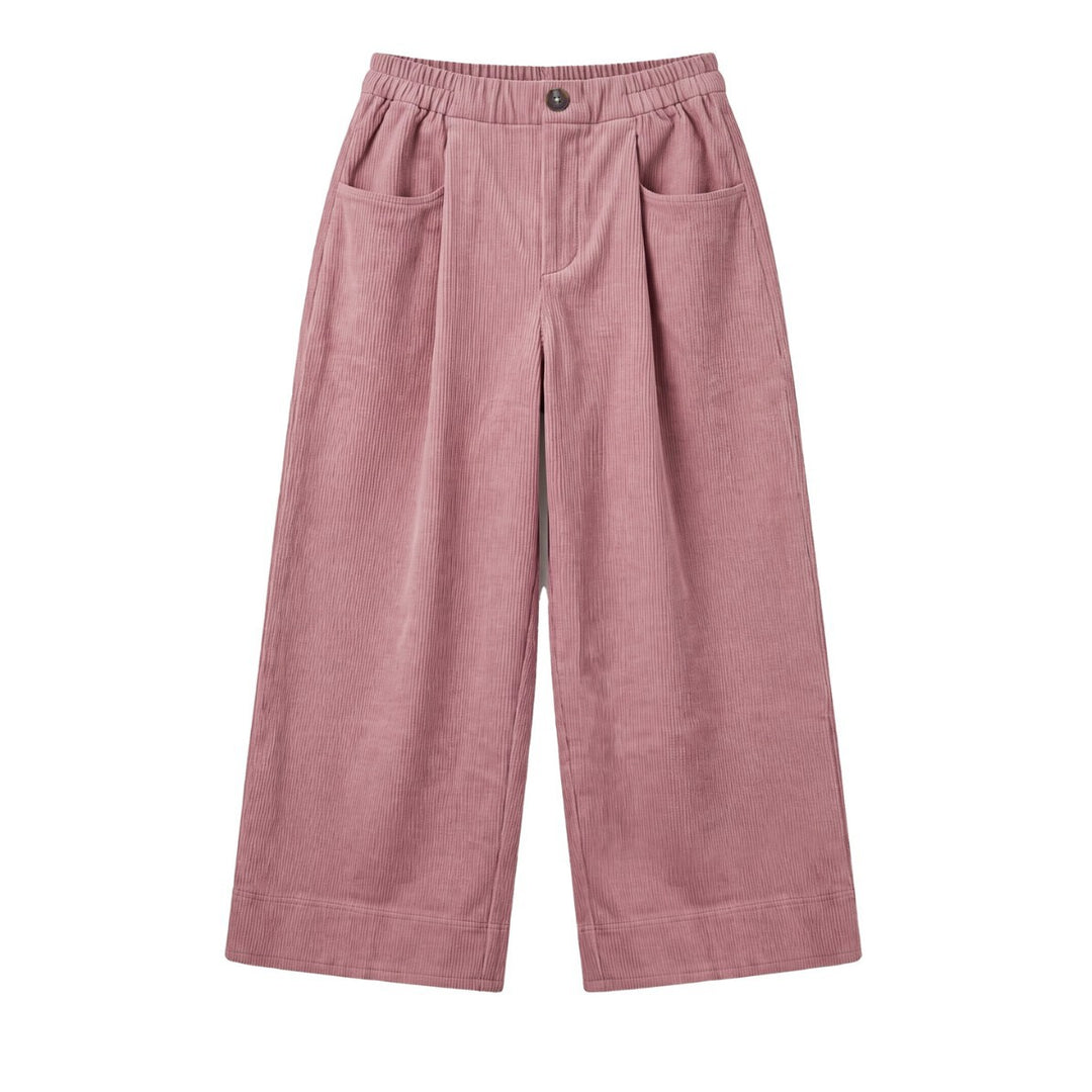 Klassische Cord-Culotte mit Gummibund