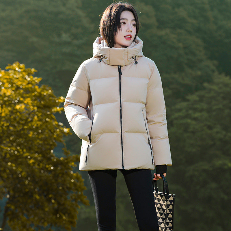 Kurze, extra dicke Daunenjacke für Damen
