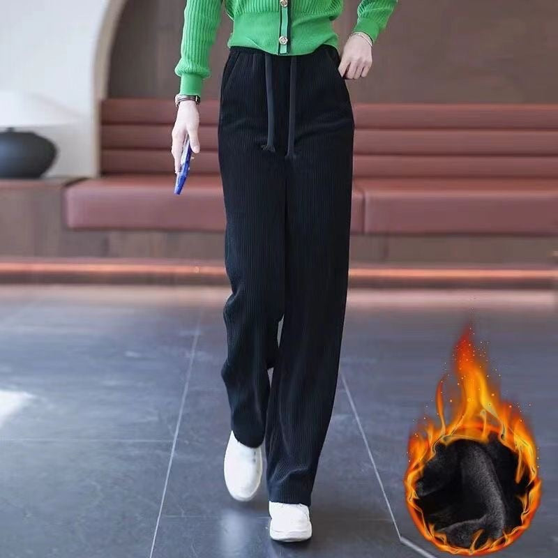 Cord-Hose für Damen, Karottenform, gefüttert