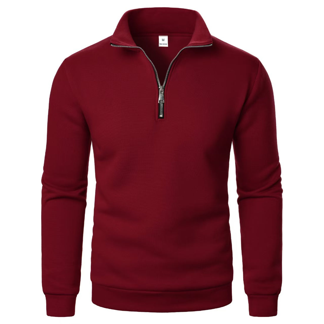 Locker geschnittenes Herren-Sweatshirt mit Reißverschluss