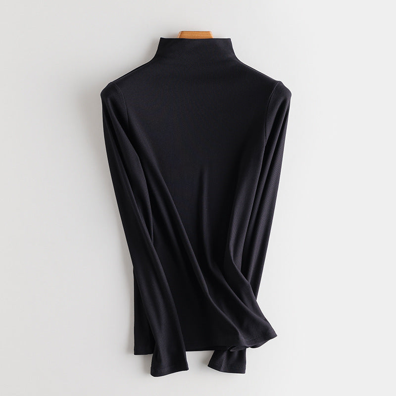 Wärmender Strickpullover mit Seidenanteil und Innenfutter