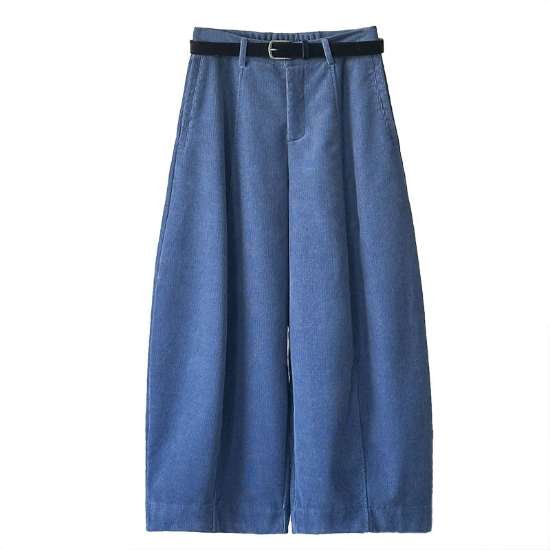 Gefütterte Kord-Weithose im Retro-Stil