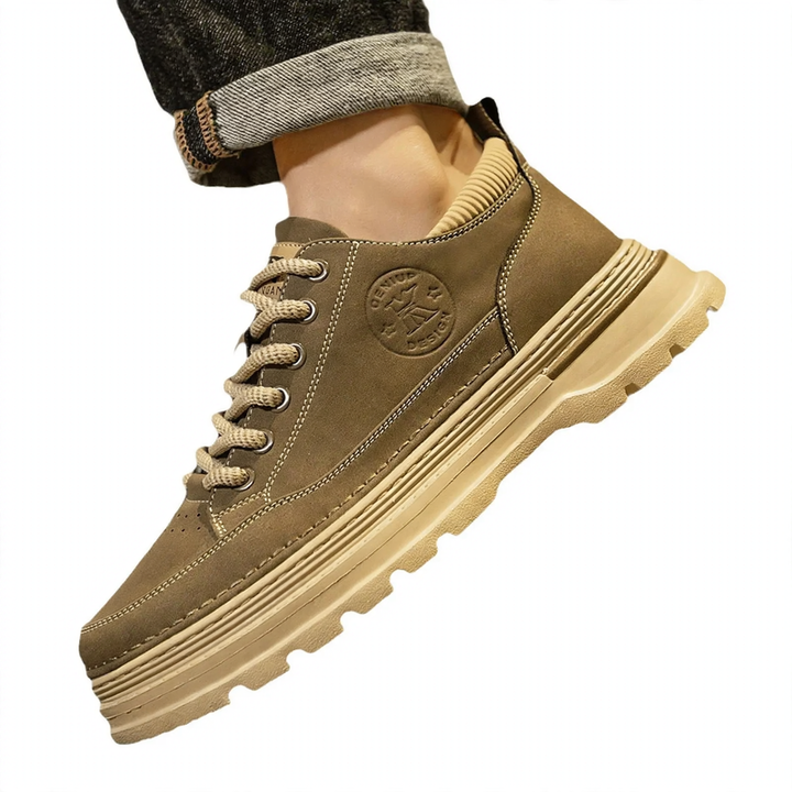 Herren-Stiefel im Vintage-Stil, knöchelhoch, PU