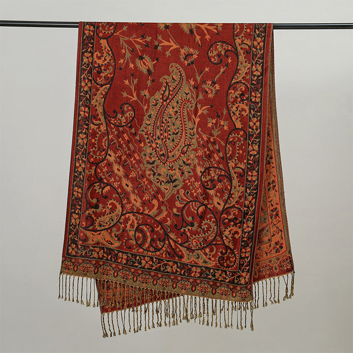 Elegante Stola mit Jacquard-Muster