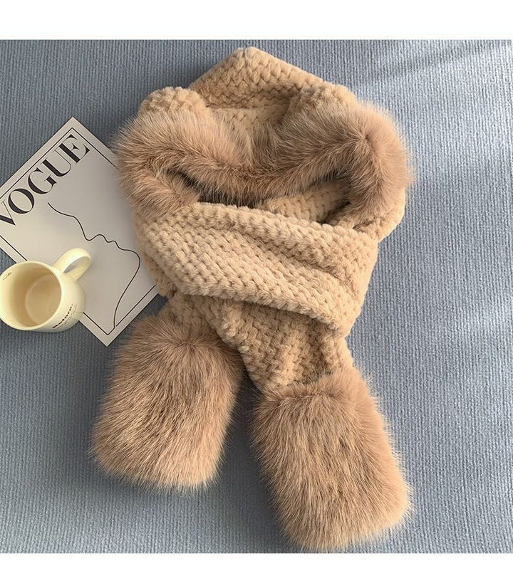 3-in-1 Set: Mütze, Schal und Handschuhe, flauschig