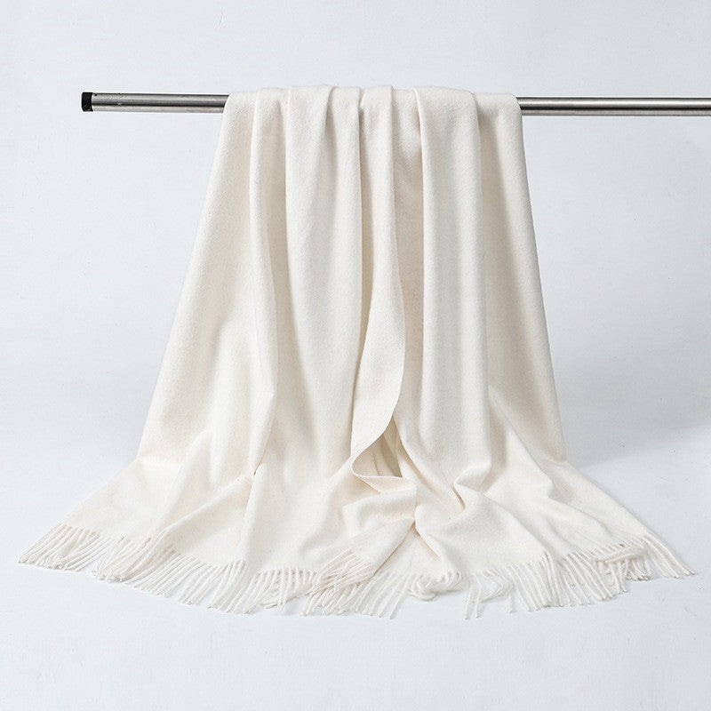 Eleganter Woll-Kaschmir-Schal für Damen und Herren