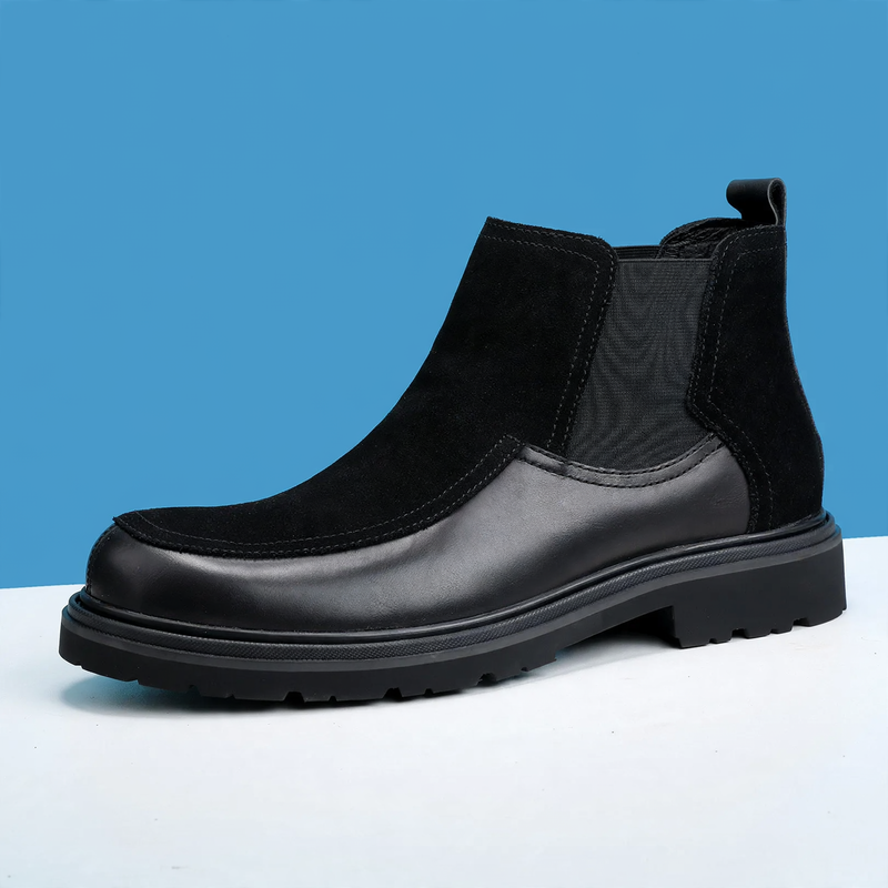 Herren-Chelsea-Stiefel, gefüttert, klassisches Design