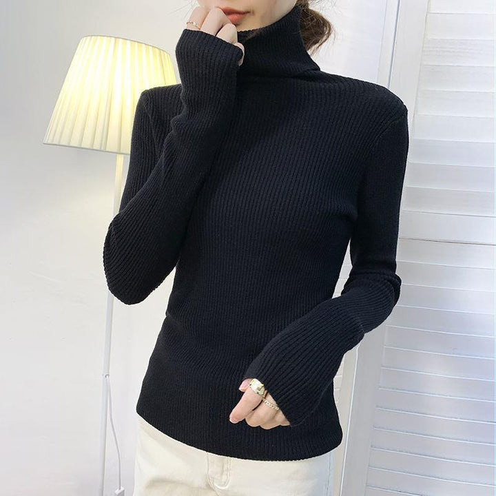 Damen-Rollkragenpullover, langärmlig, große Größen