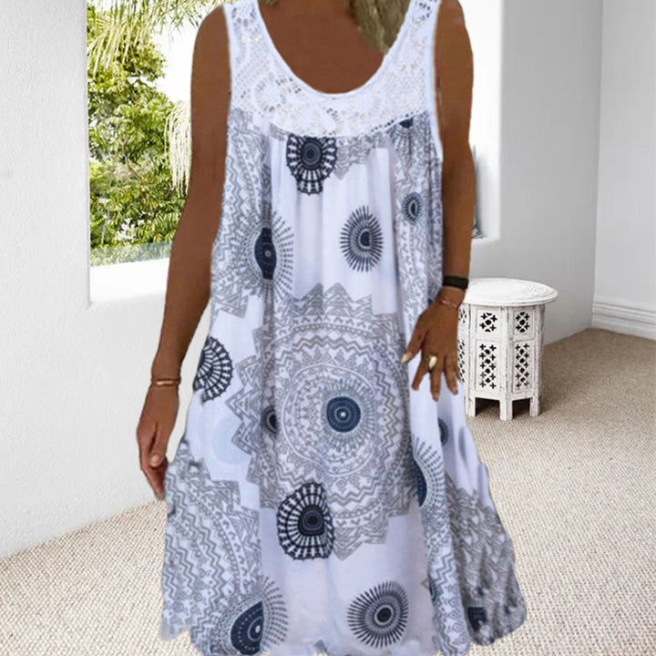 Echoarchiv | Ärmeloses Plus-Size Sommerkleid