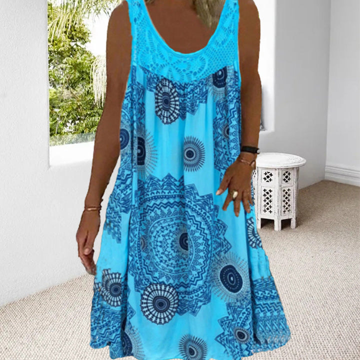 Echoarchiv | Ärmeloses Plus-Size Sommerkleid