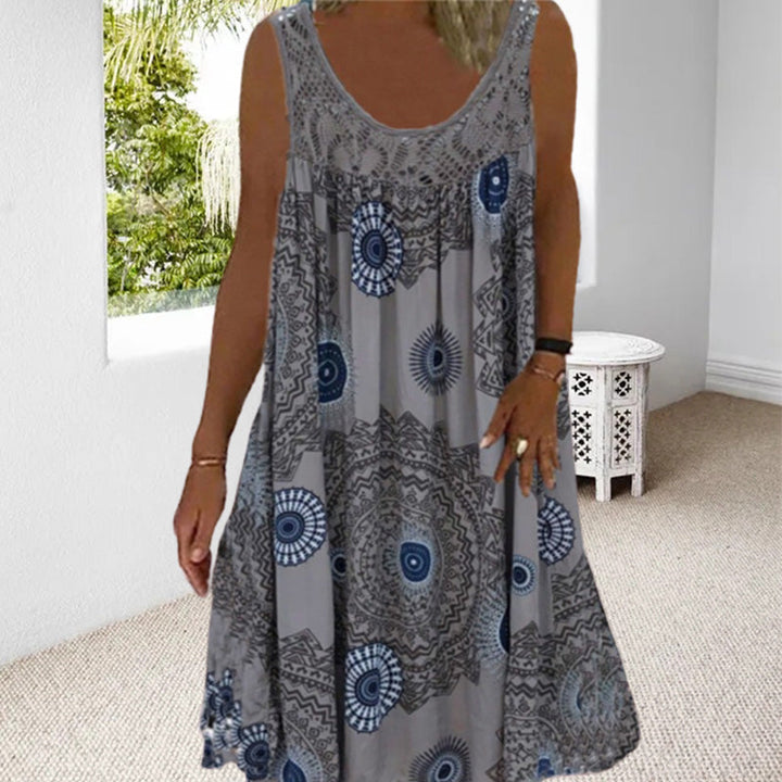 Echoarchiv | Ärmeloses Plus-Size Sommerkleid