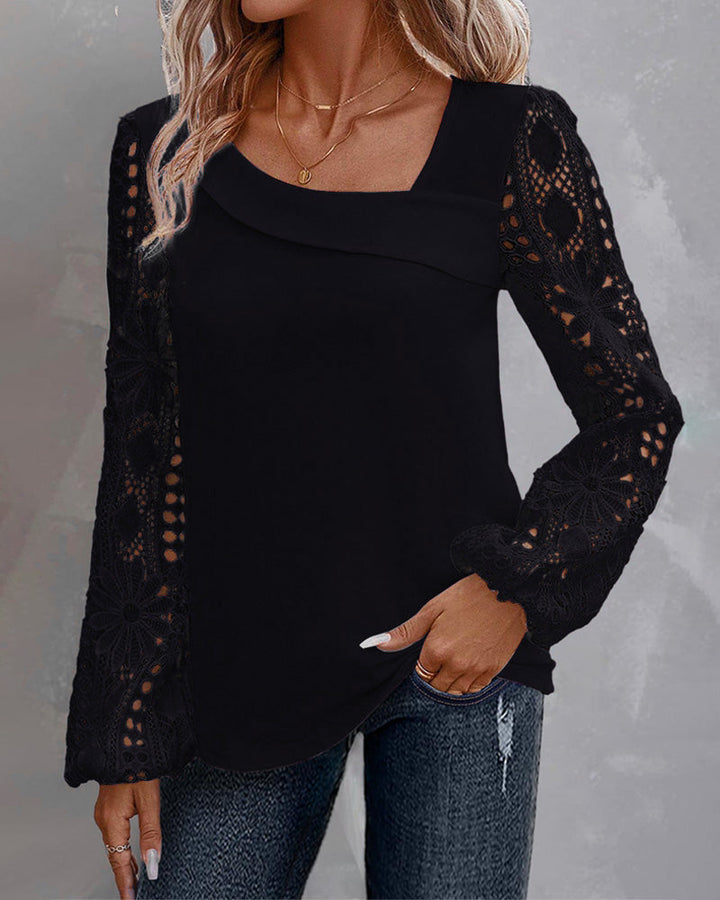 Echoarchiv | Bluse mit Spitze