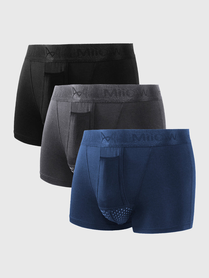 Echoarchiv | Bequeme Herrenboxershorts (3Er Pack) Weich & Atmungsaktiv