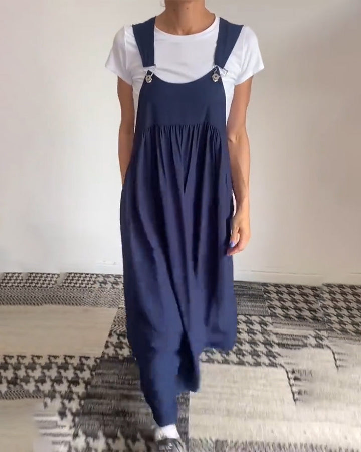 Echoarchiv | Kleid Lässig Einfarbig Hosenträger