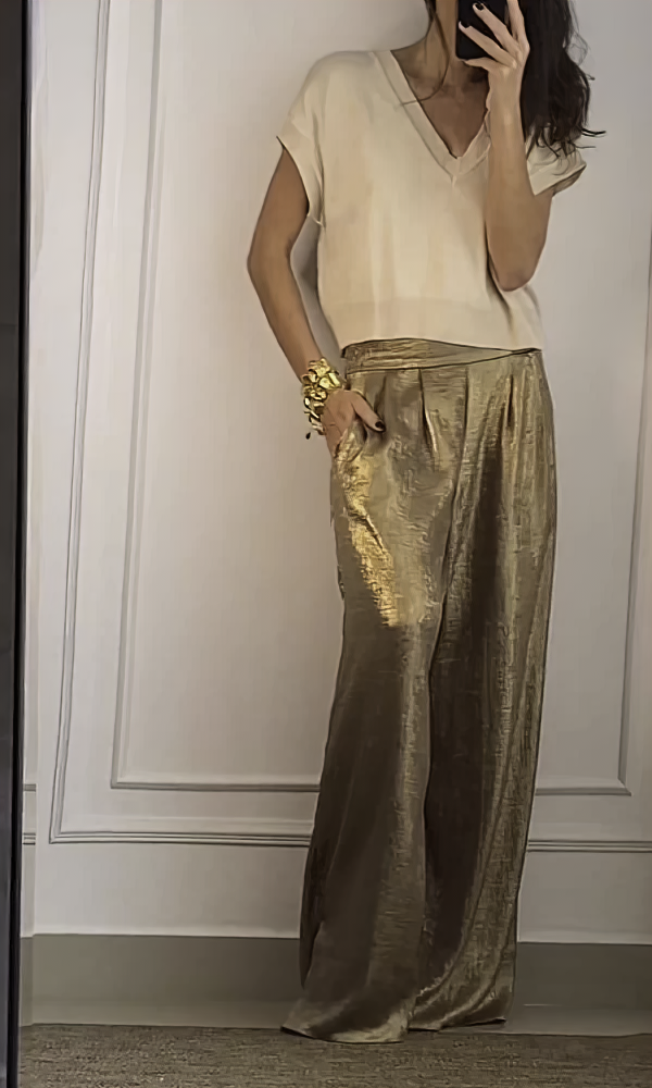 Damen Top- und Hosen-Set mit Bequemem Schnitt & Stylischem Design | Echoarchiv