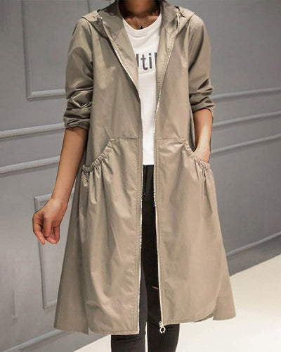 Echoarchiv | Langer Trenchcoat Mit
