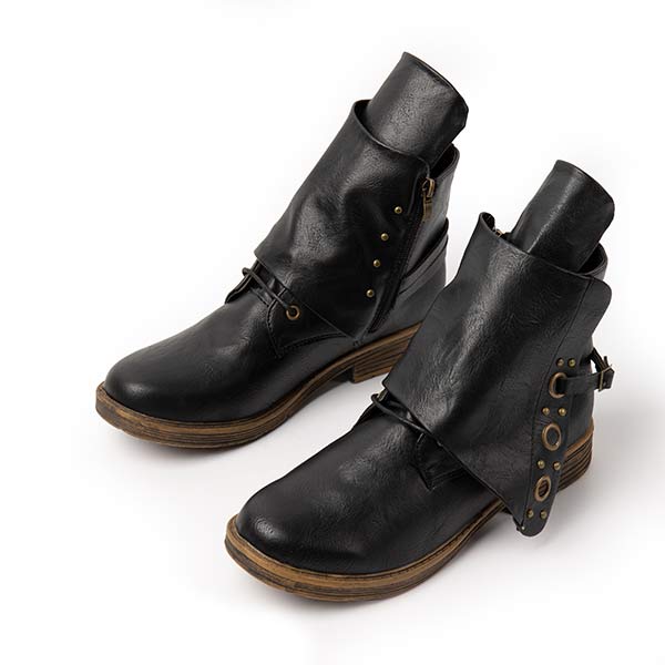Rutschfeste Ankleboots mit Reißverschluss an der Seite Echoarchiv