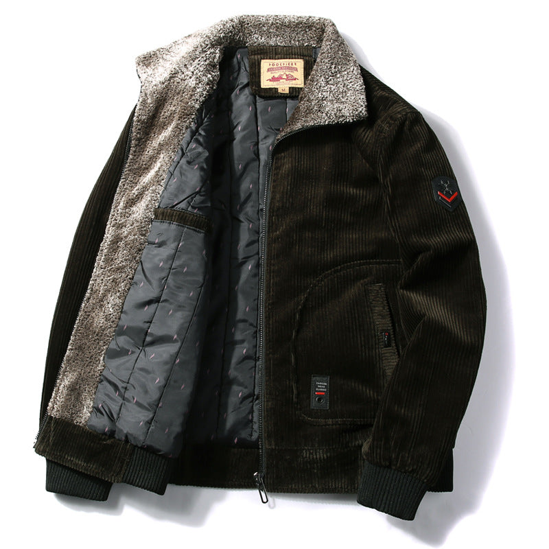 Herren Klassische Winter Jacke Warme – Taviero