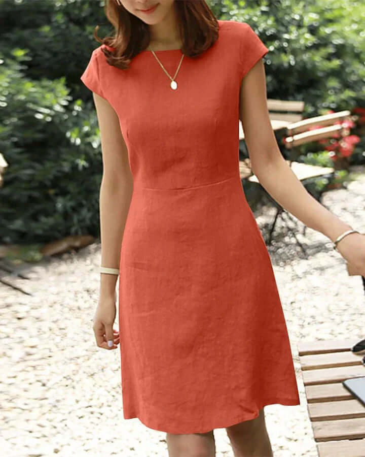 Echoarchiv | Sommerkleid mit Zarten Ärmeln