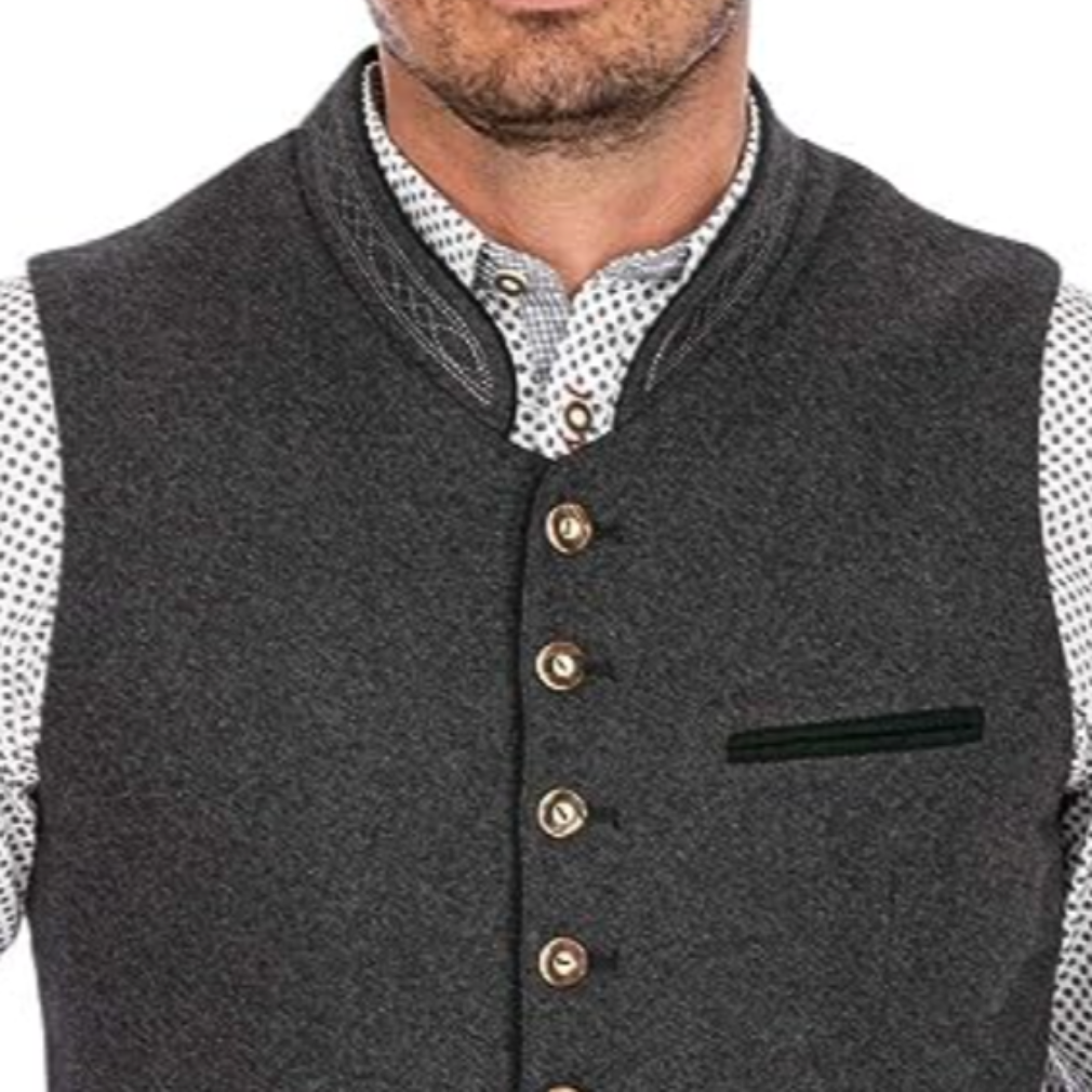 Echoarchiv | Herren Weste mit Einem Stilvollen Traditionellen Look