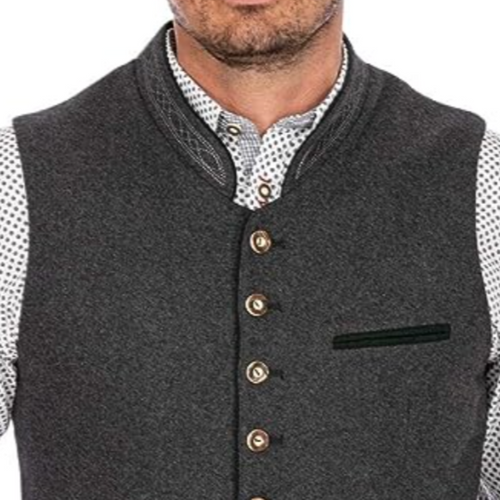 Echoarchiv | Herren Weste mit Einem Stilvollen Traditionellen Look