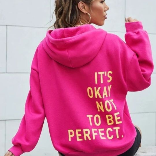 Echoarchiv Damen Hoodie mit Rückenprint und Kapuze