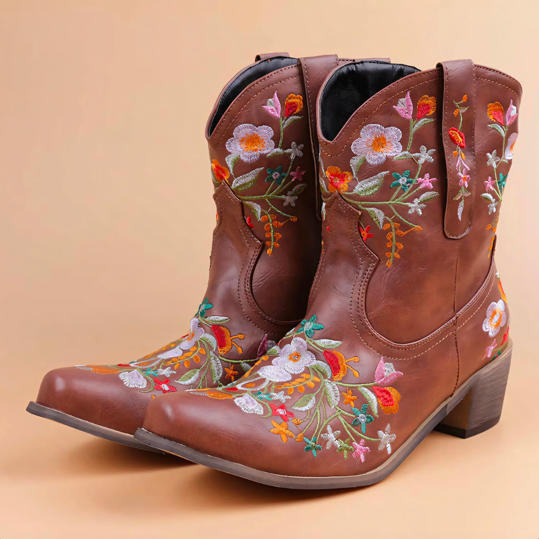 Echoarchiv | Wetterbeständige Vintage Cowgirl-Stiefel