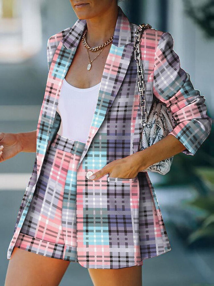 Echoarchiv – Hochwertiges Blazer-Set in tollen Farben