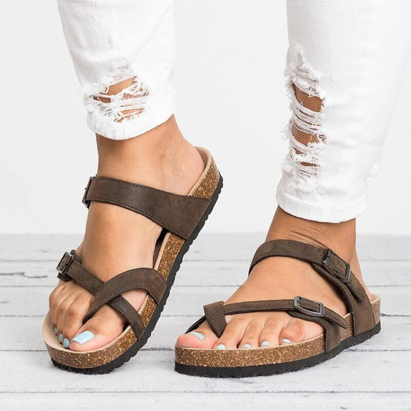 Echoarchiv | Orthopädische Sandalen für Frauen Verstellbar