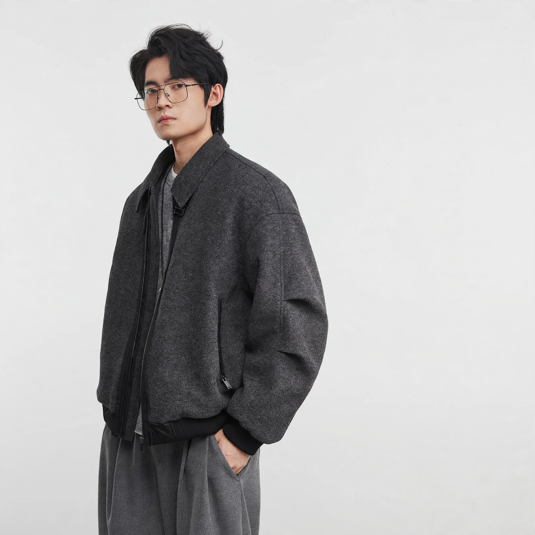 Herren-Daunenjacke, urbaner Stil, strapazierfähig