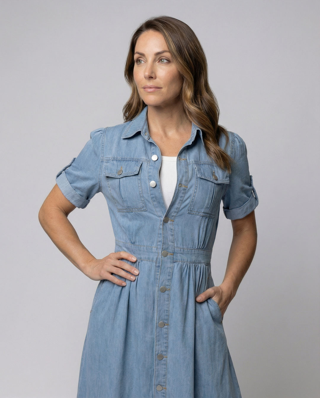 Echoarchiv | Alissa Trendy Denim Kleid