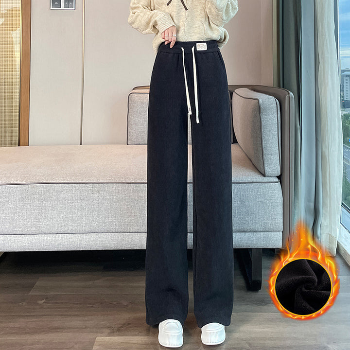 Lammfleece-Kordhose für Damen