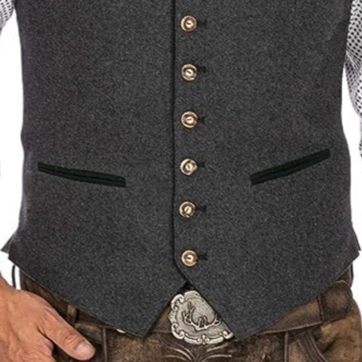 Echoarchiv | Herren Weste mit Einem Stilvollen Traditionellen Look