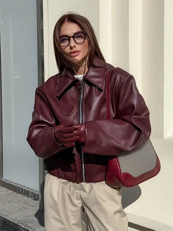 Echoarchiv | Vintage Rote Jacke für Frauen