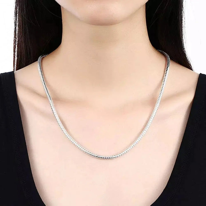 Echoarchiv | 925 3Mm Sterling Silber Schlangen Kette