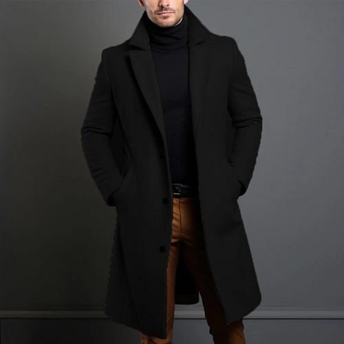Echo Archiv | Herren Wintermantel mit Langarm und klassischer Passform Stil